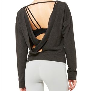 ALO Yoga Uplift Log Sleeve Top - Small